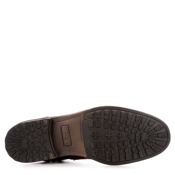 AM Shoes Mens Leather Cap Toe Lace Up Work Boots - Picture 7 of 7